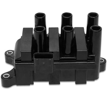 Street Fire Ignition Coil Pack, 2001-2004  Ford 6-Tower DIS Style, Black - Photo - Primary Front