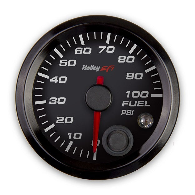 Manomètre de pression de carburant 2-1/16", 0-100 PSI, CA - Manomètre de pression de carburant Holley EFI