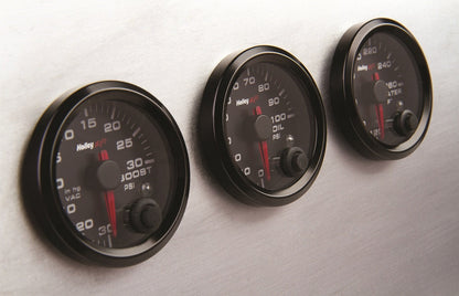 Holley EFI Fuel Pressure Gauge - Fuel Pressure - Standard 2-1/16" size - CAN - 0-100 PSI - Black