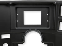1973-83 GM TRUCK 6 85 DASH BLACK W AC - Holley Dash Bezels for the Holley EFI 6.86" Dashes