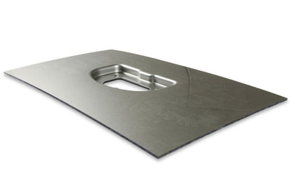 TABLEAU DE BORD RACEPAK IQ3 EN ALUMINIUM BROSSÉ - Panneau de tableau de bord Racepak IQ3 - Aluminium brossé
