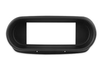 1962-65 NOVA 6 86 DASH BLACK - Holley Dash Bezels for the Holley EFI 6.86" Dashes
