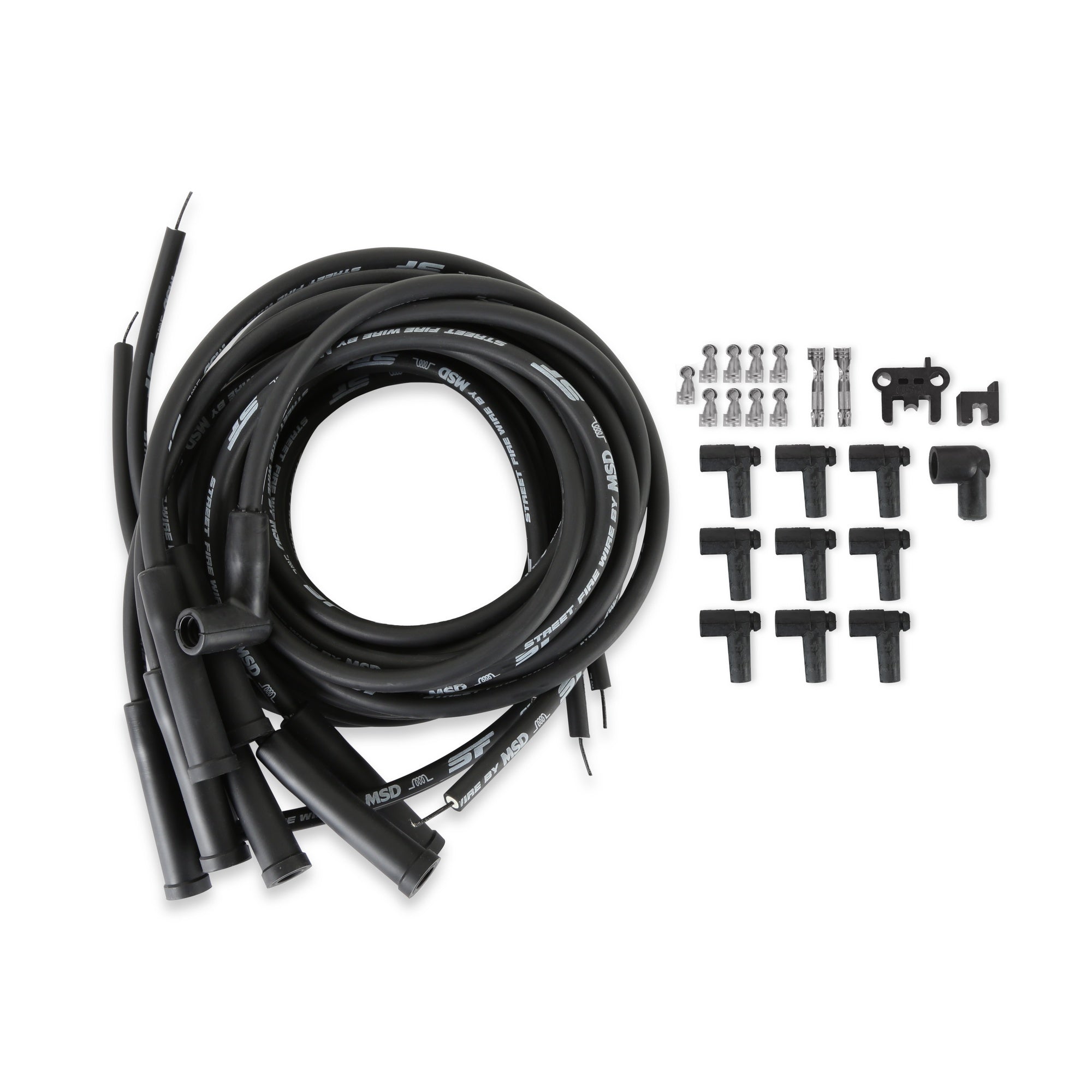 Street-Fire Wire Set Multi-Angl plug, HEI, Univ - Photo - Close Up Front