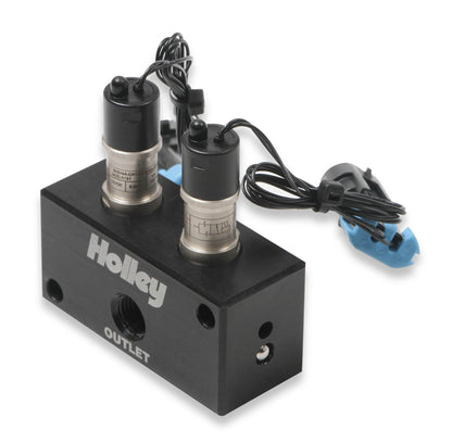 MAGNET, BOOSTKONTROL - Holley EFI High Flow dobbelt magnetventil boost kontrolsæt
