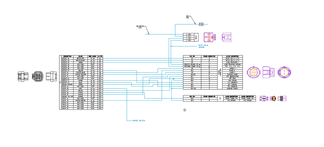 GM 4L60 (2009+) TRANS HARNESS - Holley EFI Transmission Control Harness - 2009+ GM 4L60