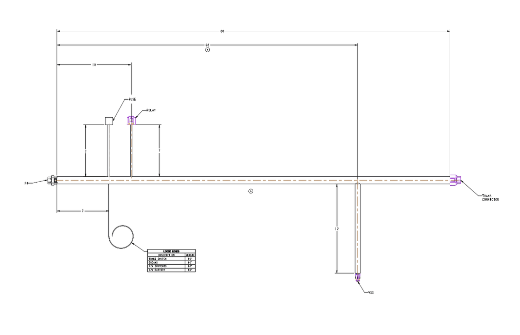 GM 4L60 (2009+) TRANS HARNESS - Holley EFI Transmission Control Harness - 2009+ GM 4L60