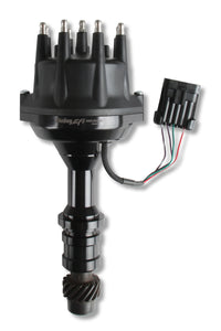 Dist., Dual Sync, Oldsmobile, Black - Holley EFI Dual Sync Oldsmobile Distributor, Black