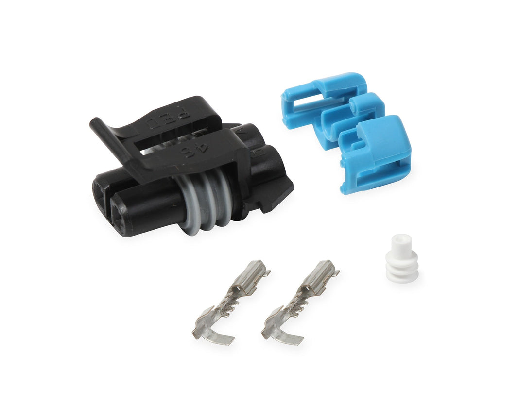 Holley EFI LS1 Knock - METRIPACK, 2 CAVITY, FEMALE, BLACK