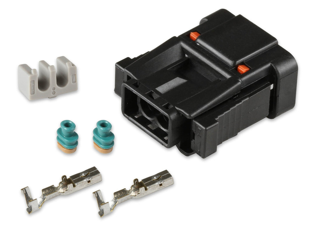Holley EFI HEMI Knock Sensor Connector - DMS CONNECTOR HOUSING, 2 PIN