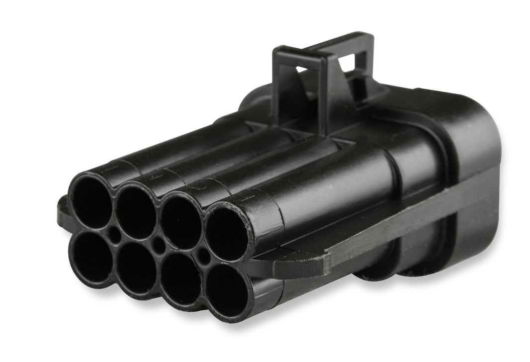 METRIPACK, 8 PIN, MALE, BLACK (10-PACK) - Wideband Connector - Main Harness Side