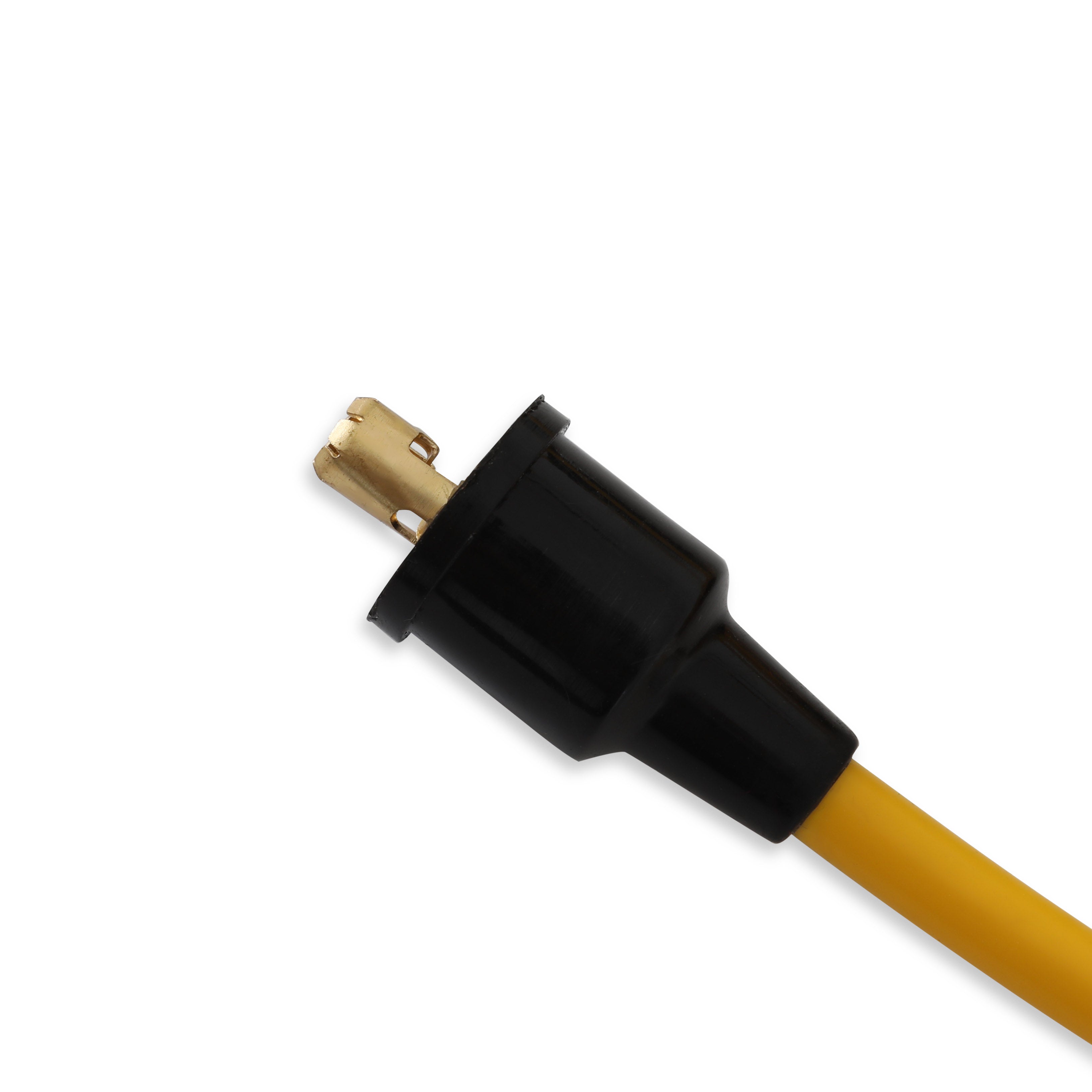Spark Plug Wire Set- Super Stock Graphite Core 8mm- Chevy/ GMC V8 1955-74-Yellow - Photo - out of package Left