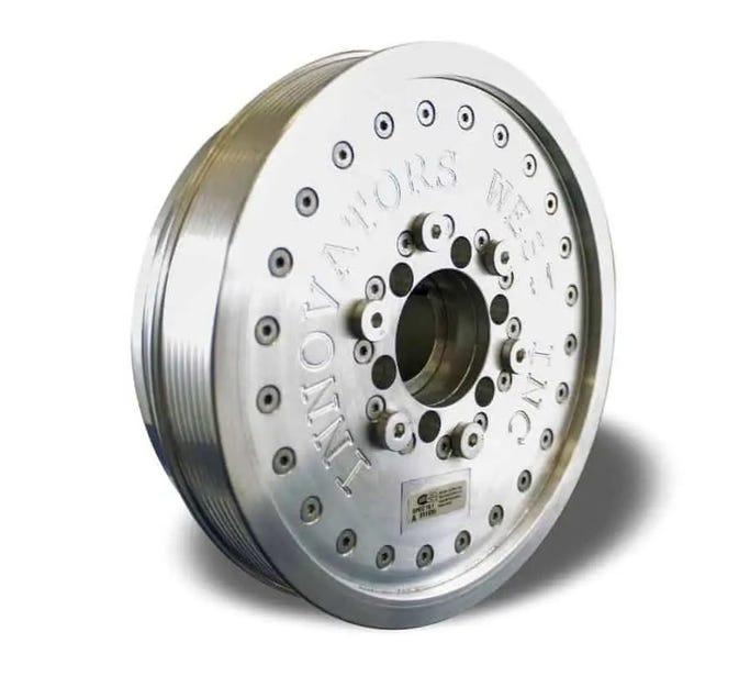 Innovators West Damper - 4TH GEN F-body/04-06 Gto - 8-RIB - 10% Overdrive - Std Hub - Iw833