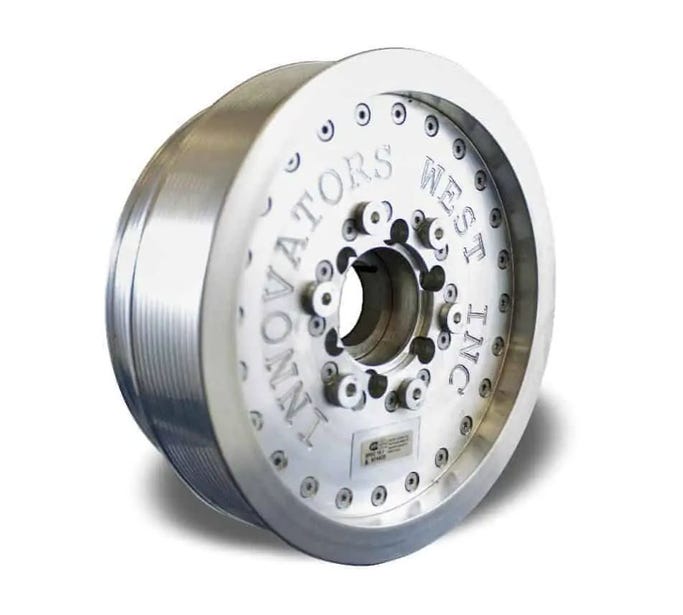 Innovators West Damper - LS1/LS2/LS3/LS6 Corvette/G8/GEN 1 CTS-V - with 12-RIB Crank Drive - 10% Overdrive - Iw8401