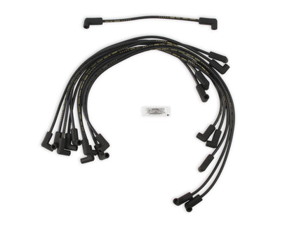 Spark Plug Wire Set- 8mm - Super Stock -  Custom - Black Wire