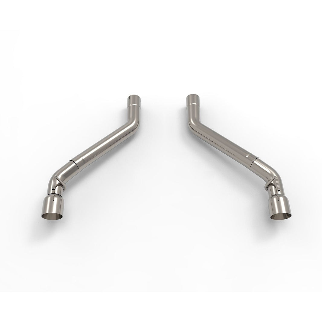 Système d'échappement sans silencieux arrière de 3 pouces avec embouts polis