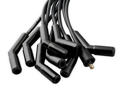 Spark Plug Wire Set - Universal - 135 Deg Black Ceramic Boots - Photo - out of package Left