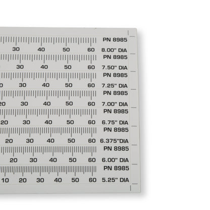 MSD Timing Tape - Harmonic Balancer - 5.25" to 8.00" - Photo - out of package Left