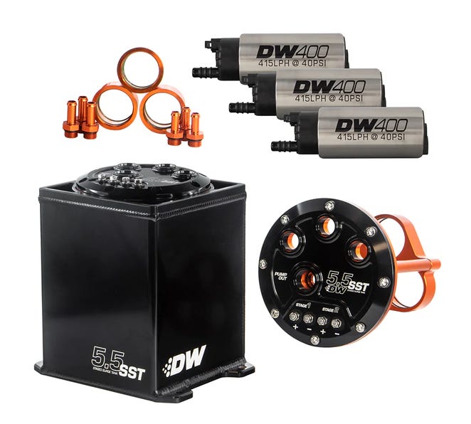 Deatschwerks Universal Surge Tank Kit - 5.5 Liters - 6-401-55ST