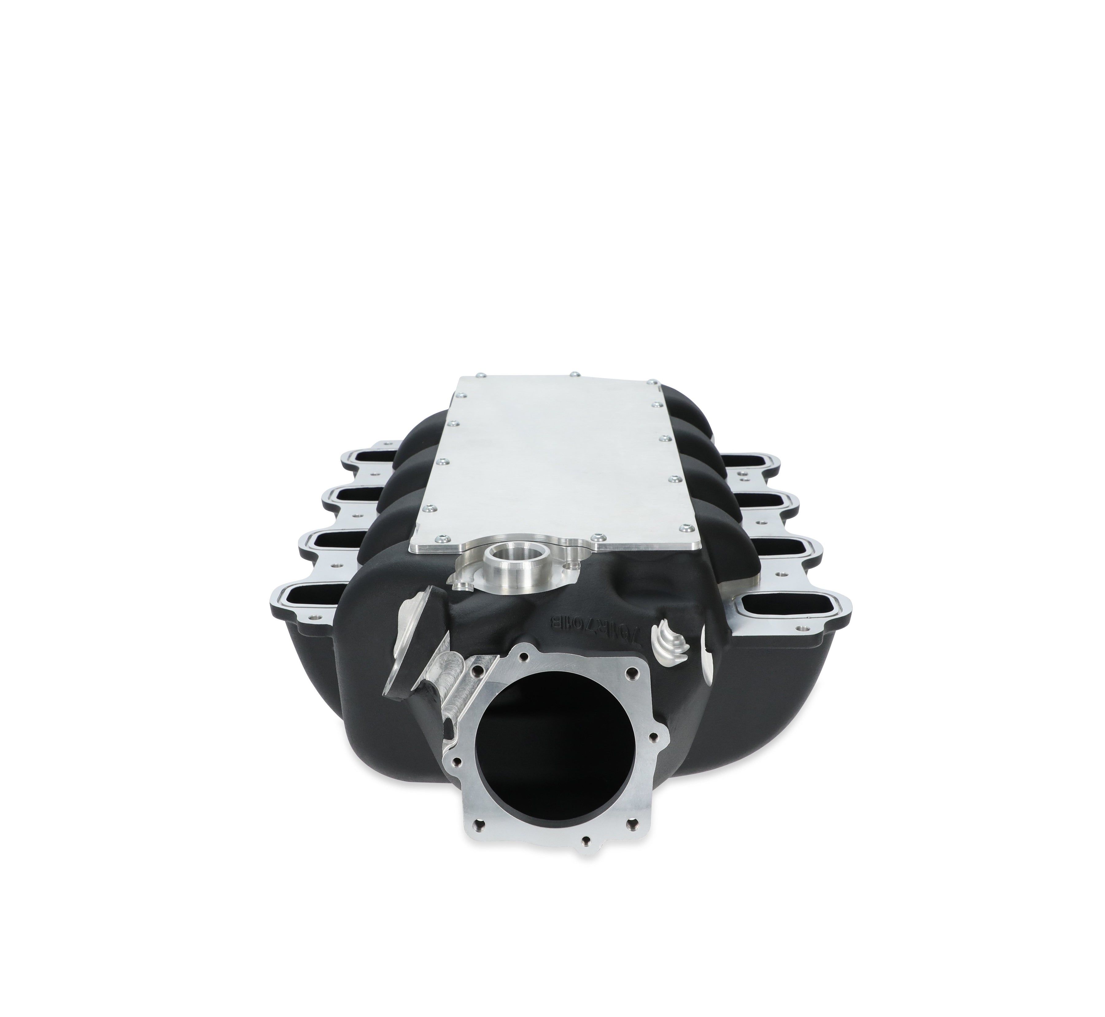 Holley Low-Profile Intake Manifold - Godzilla - Black Powdercoat - Photo - out of package Bottom