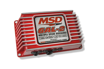 MSD-6AL-2, w/2-Step Limiter, 4,6,8cyl - MSD 6AL-2 Ignition Control - Red
