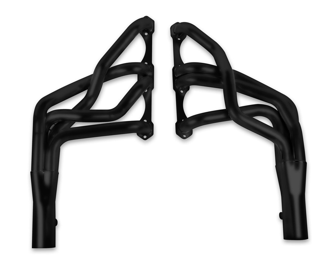 Hooker Long Tube Headers - Black Ceramic - Photo - Primary Front