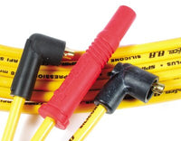 Spark Plug Wire Set - 8.8mm Spiral Core - Select Ford/GM/Mopar 1962-80 - Yellow