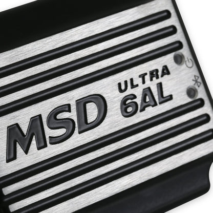 MSD Ultra 6AL Ignition Control - Black - Photo - out of package Top