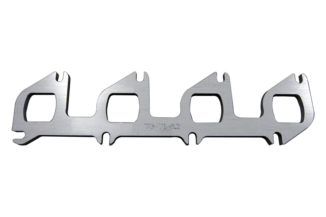 Ford 6.2L Stainless Header Flange - Ford 6.2L Header Flange. 3/8" Thick 304 Stainless Steel. D-Shaped Port.