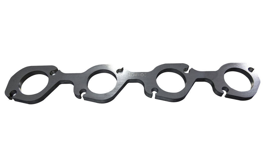 Small Block Ford Header Flange - SBF Header Flange - 2-3/4" Diag. Bolt Pattern. 3/8" Thick SS. Port for 1-7/8"