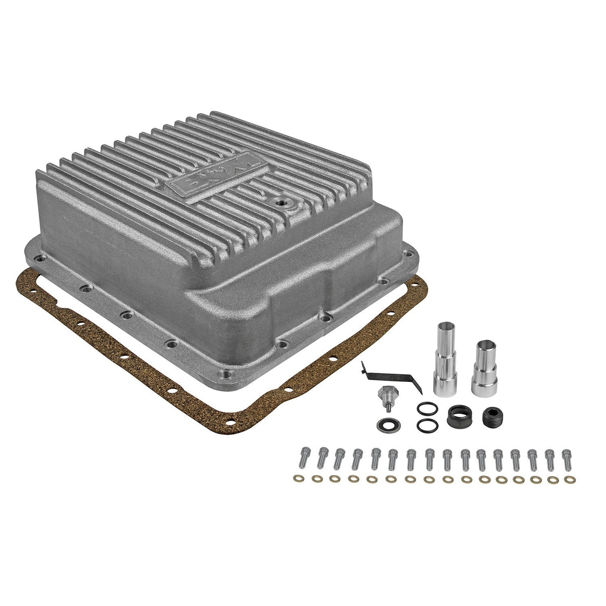 B&M Hi-Tek Deep Transmission Pan -  Aluminum - Photo - out of package Front