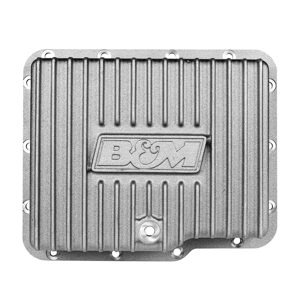 B&M Hi-Tek Deep Transmission Pan -  Aluminum - Photo - Primary Left