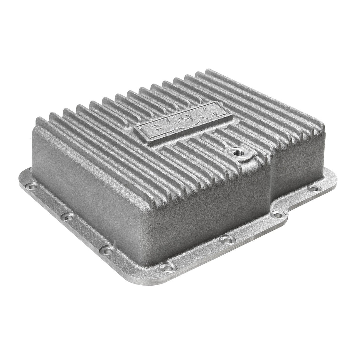 B&M Hi-Tek Deep Transmission Pan -  Aluminum - Photo - out of package Top