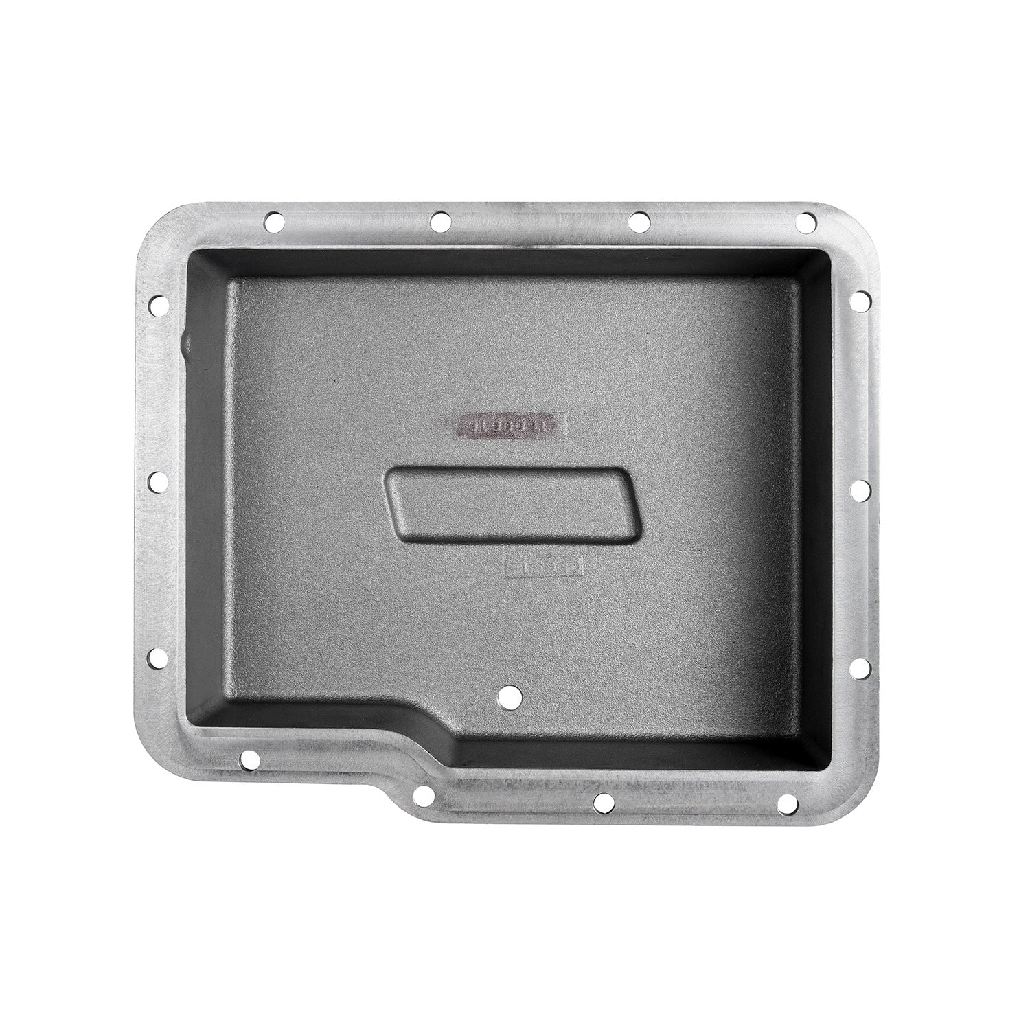 B&M Hi-Tek Deep Transmission Pan -  Aluminum - Photo - out of package Angle