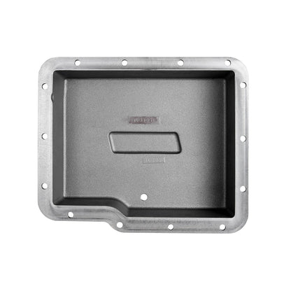 B&M Hi-Tek Deep Transmission Pan -  Aluminum - Photo - out of package Angle