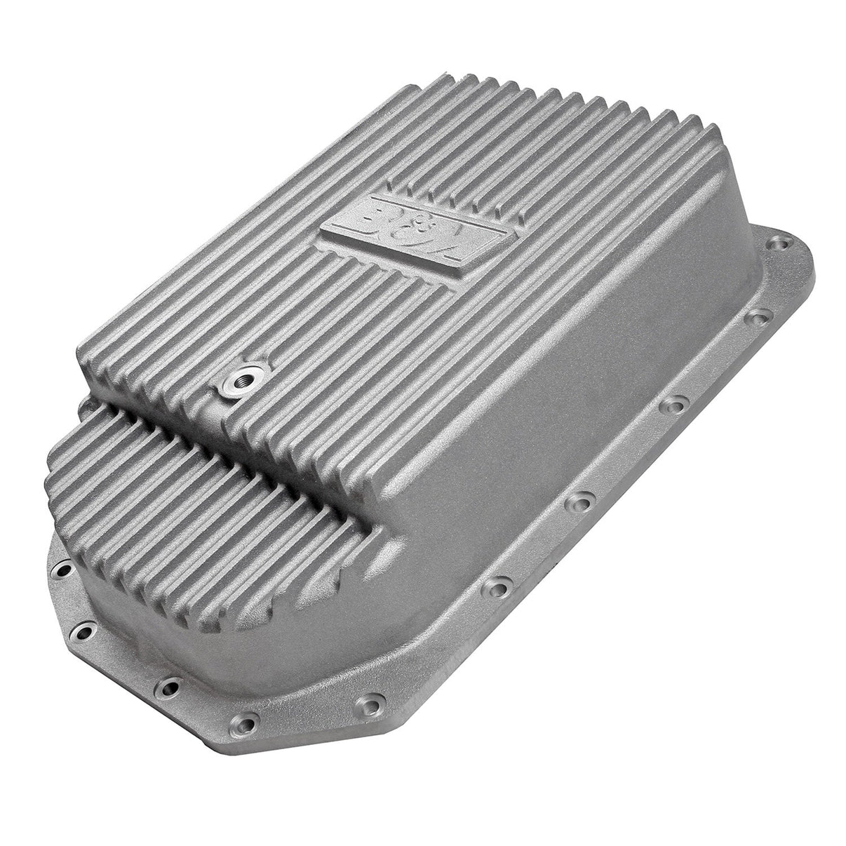 B&M Hi-Tek Deep Transmission Pan -  Aluminum - 4L80E - Photo - out of package Top