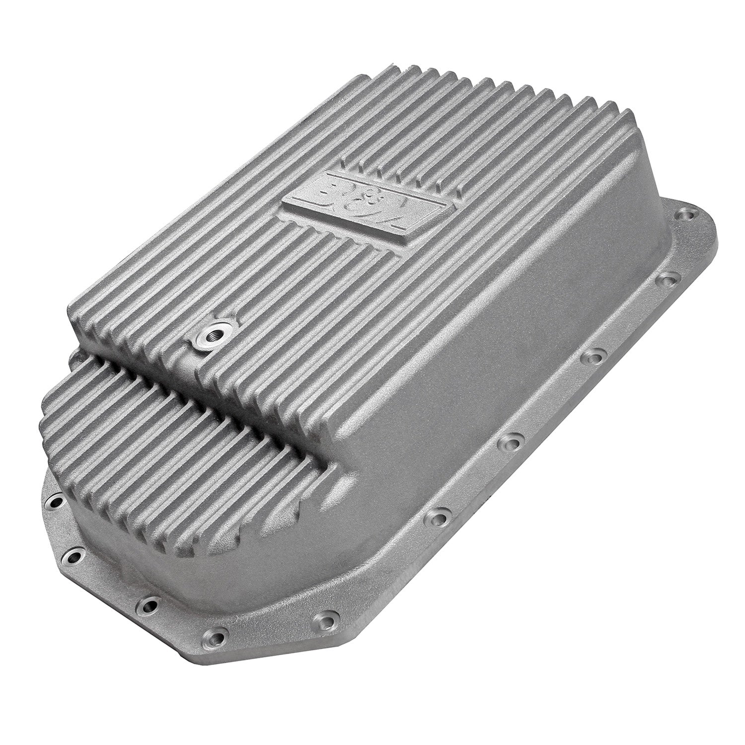 B&M Hi-Tek Deep Transmission Pan -  Aluminum - 4L80E - Photo - out of package Top