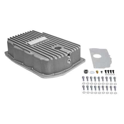 B&M Hi-Tek Deep Transmission Pan -  Aluminum - Photo - out of package Front