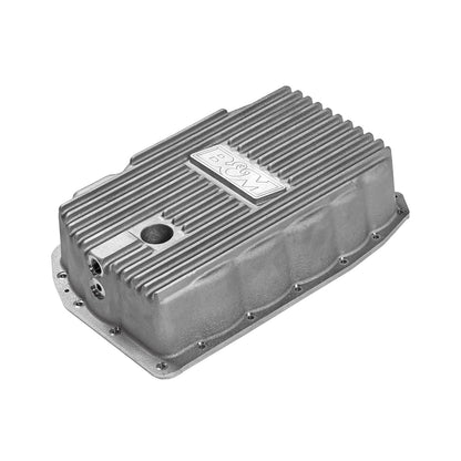 B&M Hi-Tek Deep Transmission Pan -  Aluminum - Photo - out of package Back