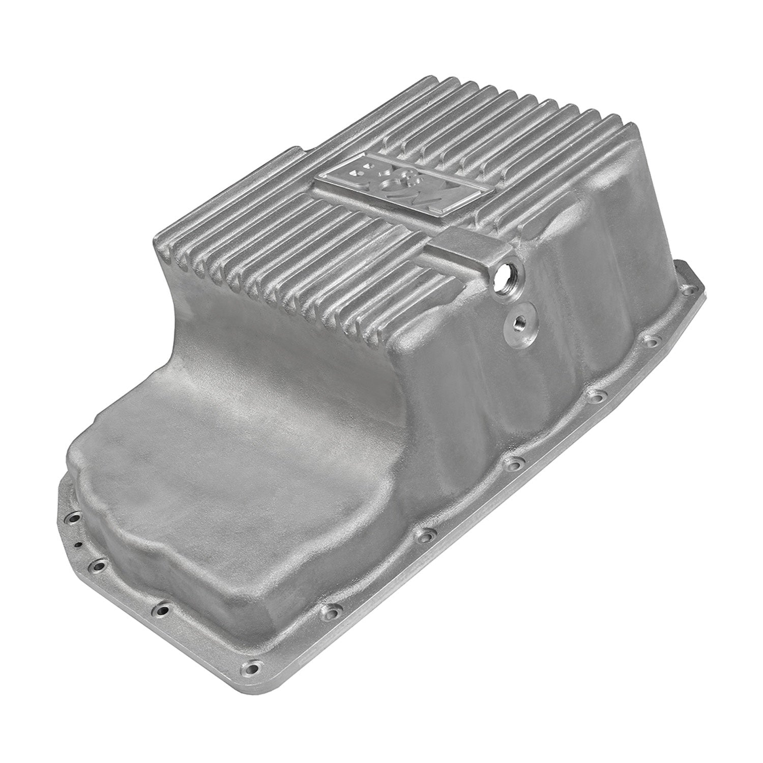 B&M Hi-Tek Deep Transmission Pan -  Aluminum - 6L80E - Photo - out of package Back
