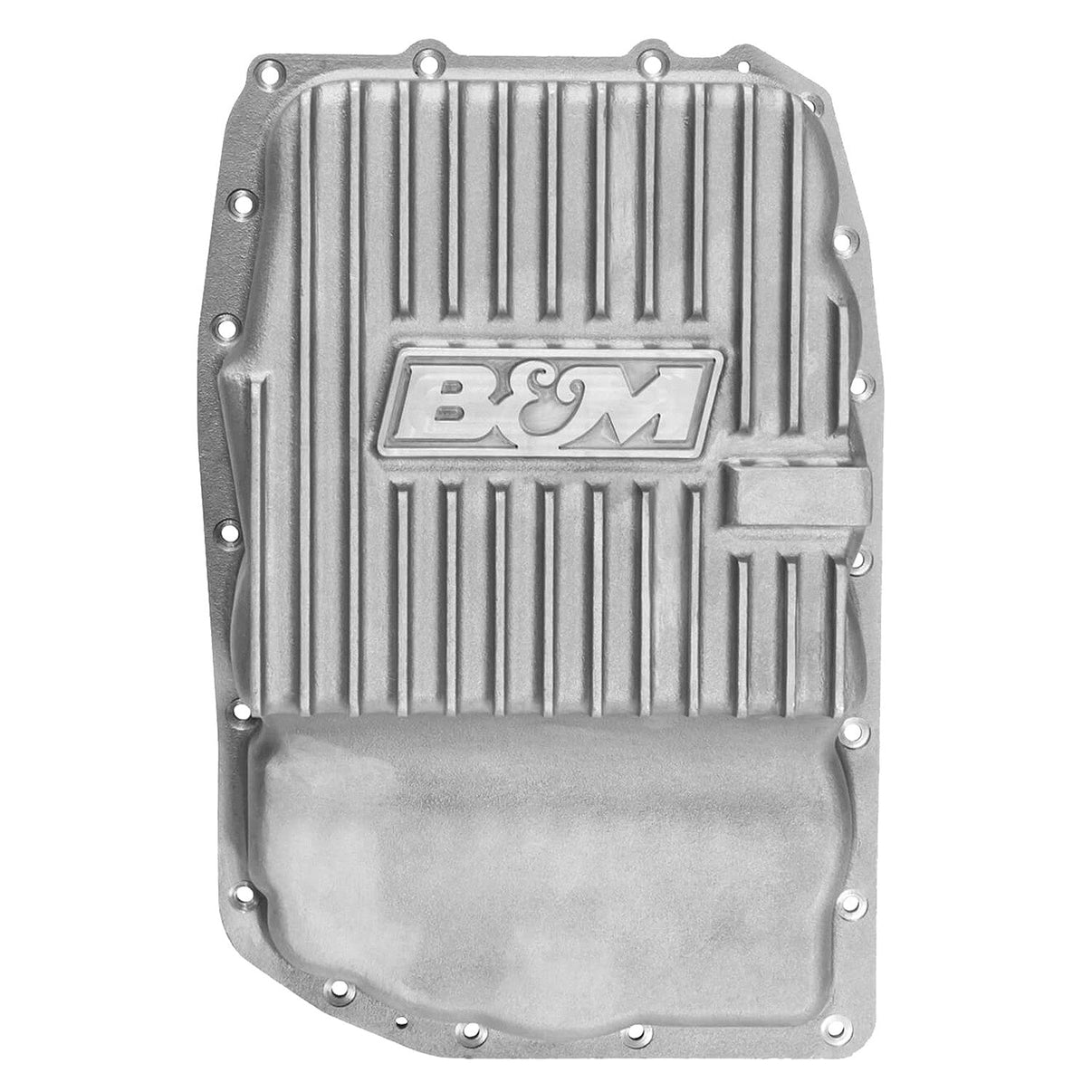 B&M Hi-Tek Deep Transmission Pan -  Aluminum - 6L80E - Photo - Primary Top