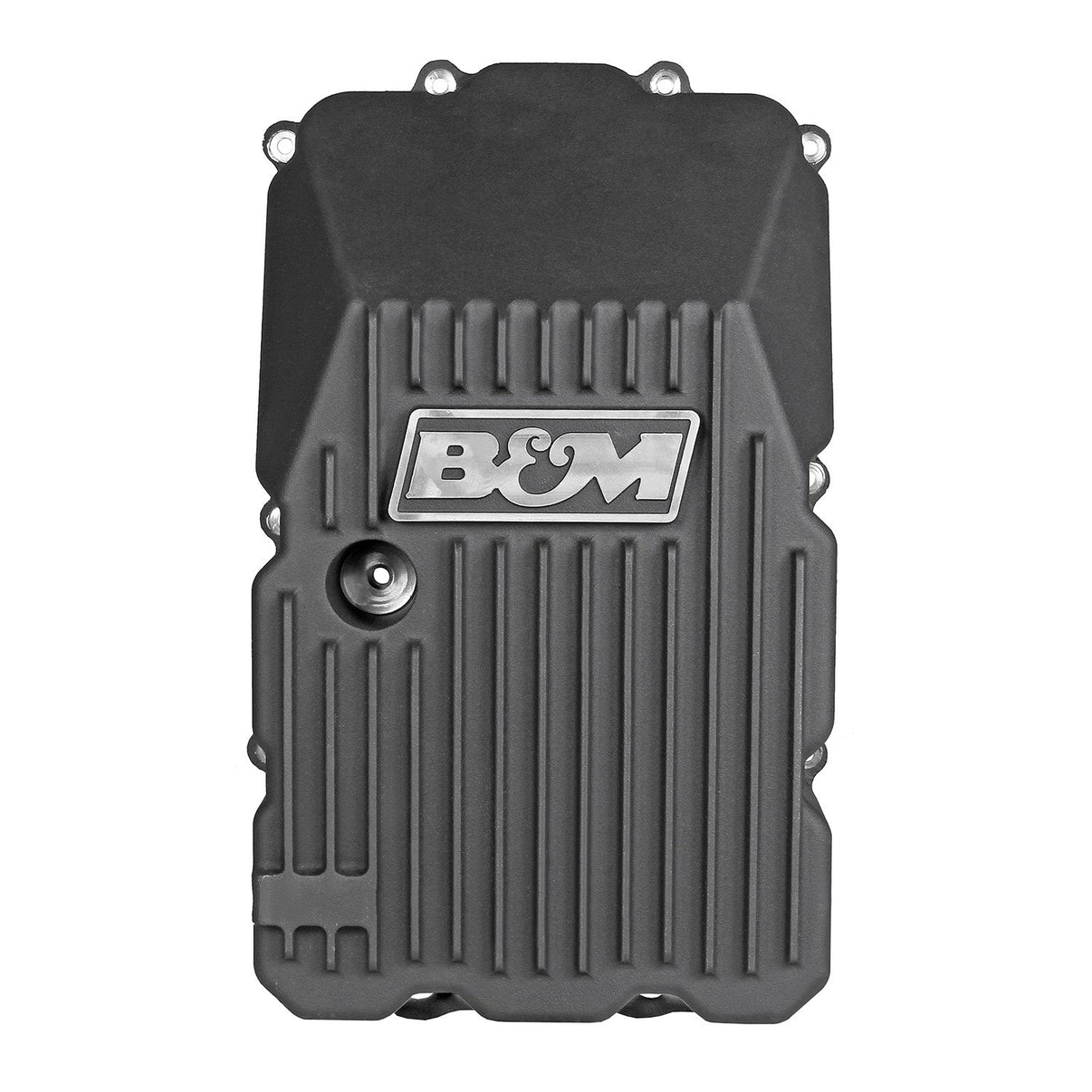 B&M Hi-Tek Deep Transmission Pan - Aluminum - Toyota - Black - Photo - Primary Bottom