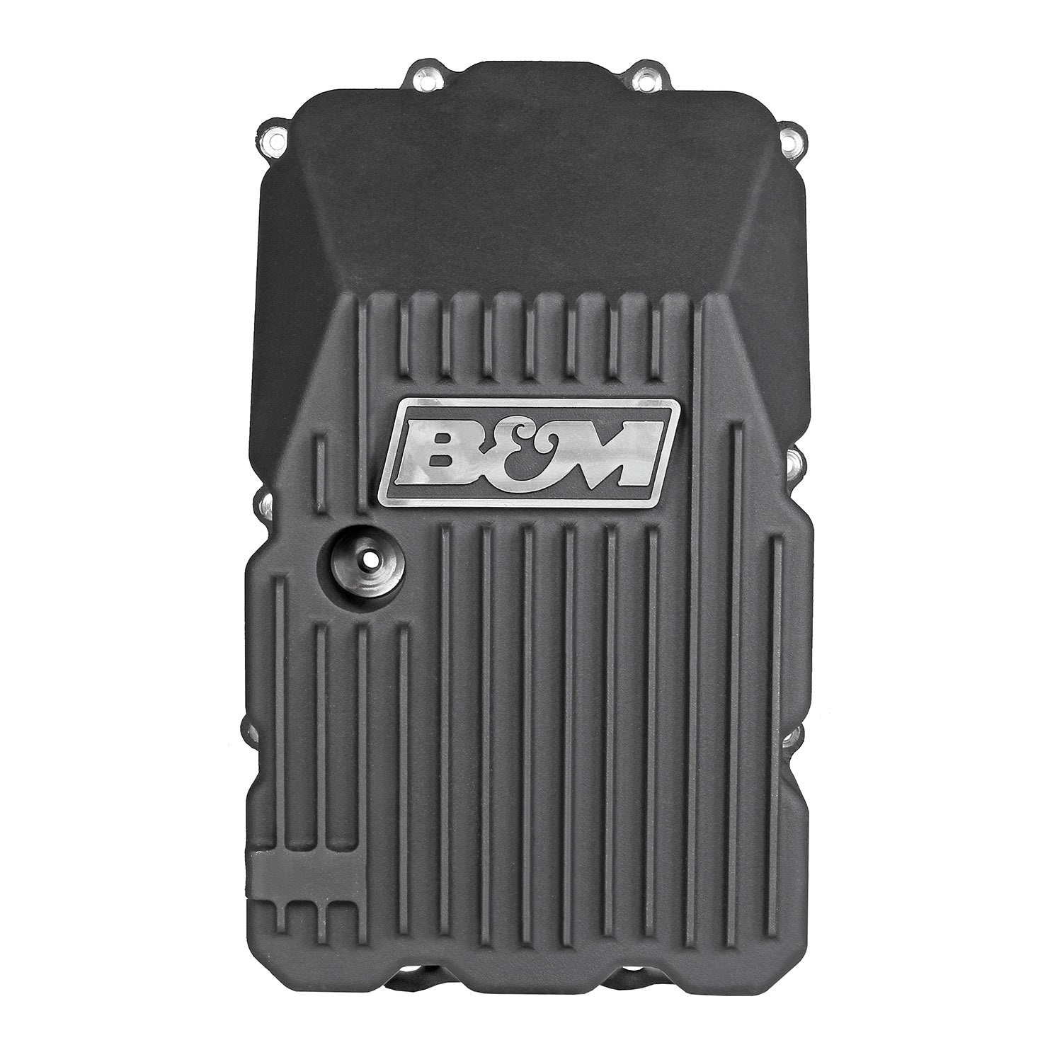 B&M Hi-Tek Deep Transmission Pan - Aluminum - Toyota - Black - Photo - Primary Bottom