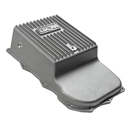 B&M Hi-Tek Deep Heavy Duty Transmission Pan -  Aluminum - Photo - out of package Side