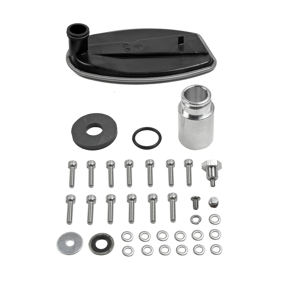 B&M Hi-Tek Deep Heavy Duty Transmission Pan -  Aluminum - Photo - out of package User 5