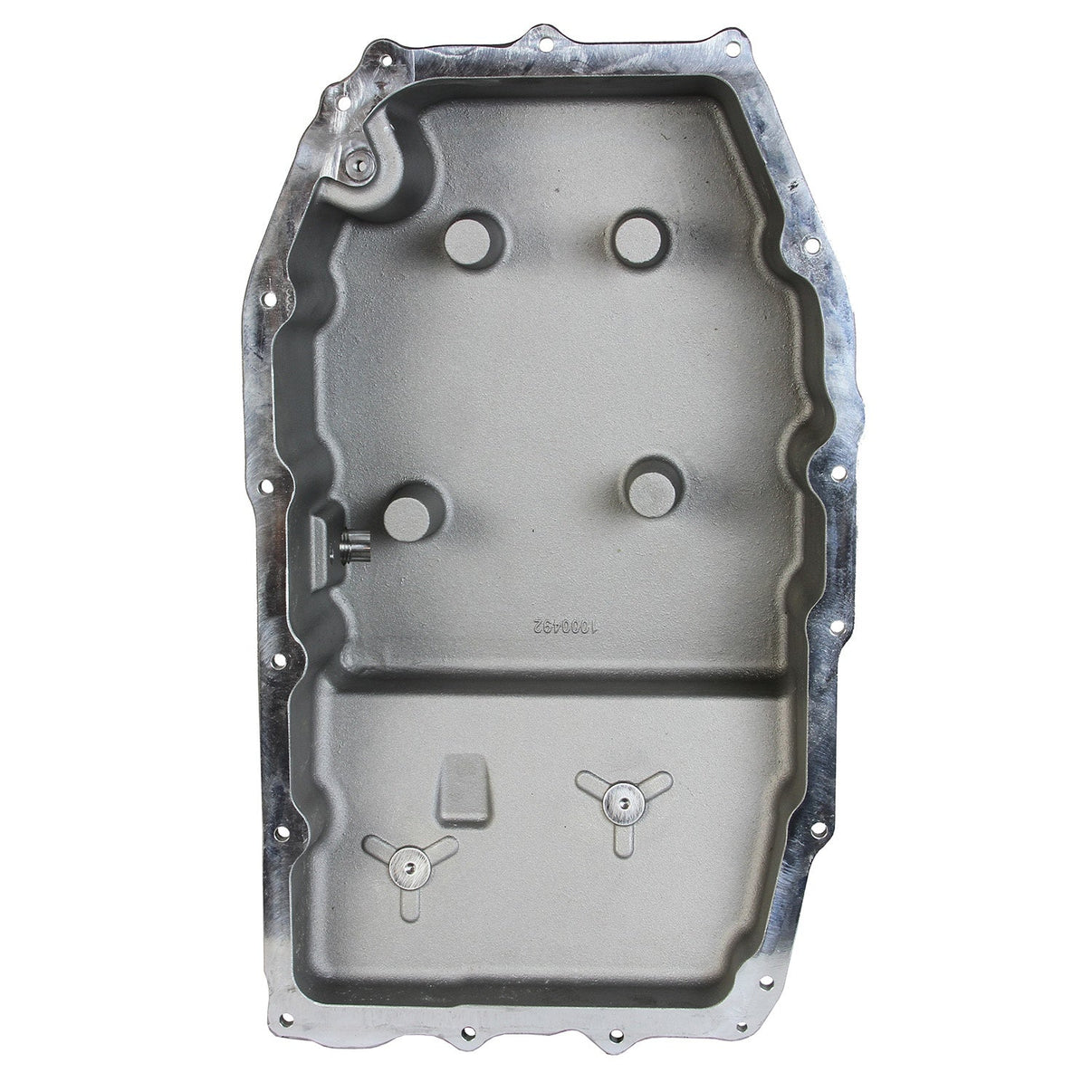 B&M Hi-Tek Deep Transmission Pan -  Aluminum - Photo - out of package Bottom
