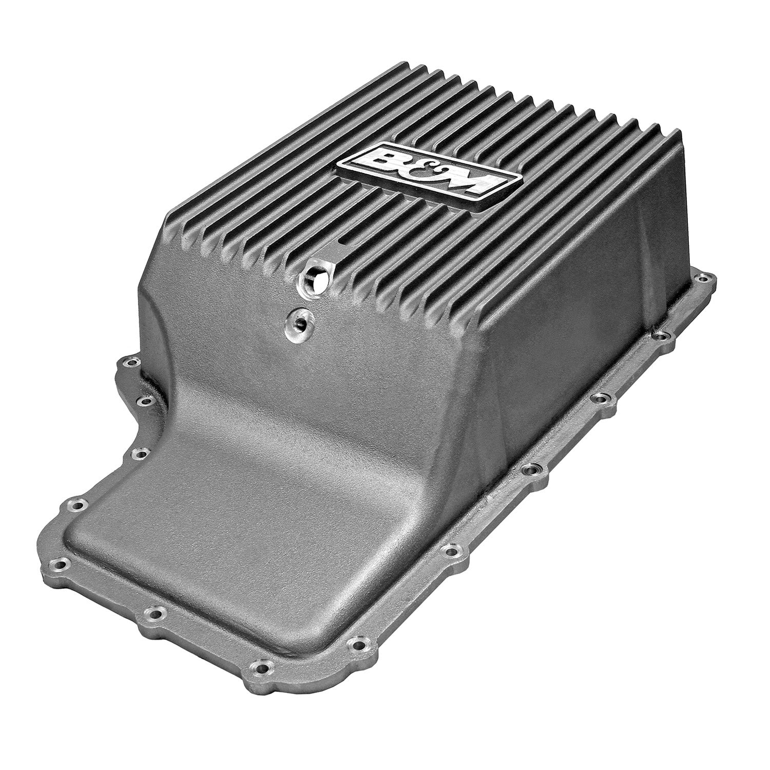 B&M HI-TEK DEEP TRANSMISSION PAN - Natural - Photo - out of package Angle