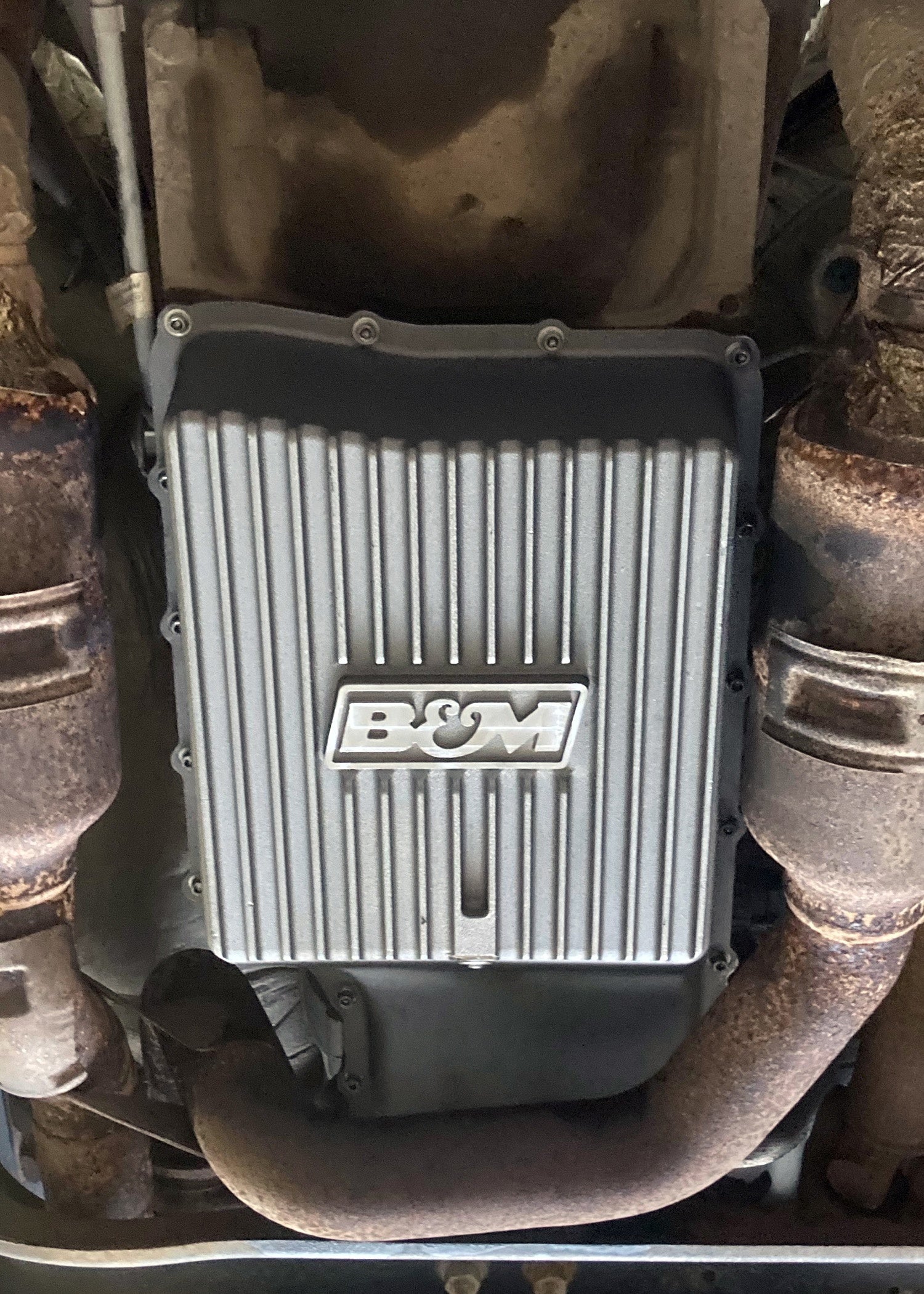 B&M HI-TEK DEEP TRANSMISSION PAN - Natural - Photo - out of package User 4
