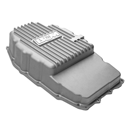 CAST TRANS PAN, 2019+ GM 8L90 - B&M HI-TEK DEEP TRANSMISSION PAN - Natural
