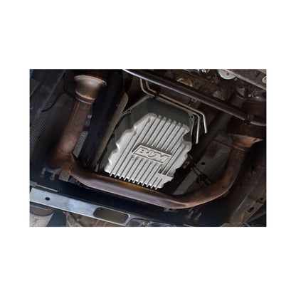 CAST TRANS PAN, 2019+ GM 8L90 - B&M HI-TEK DEEP TRANSMISSION PAN - Natural