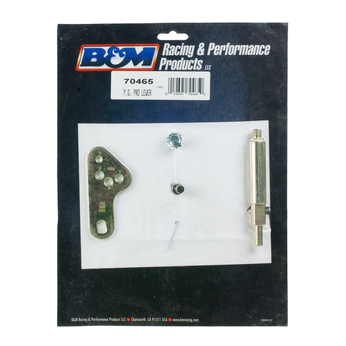 B&M Shift Lever Kit - GM - Photo - out of package Right